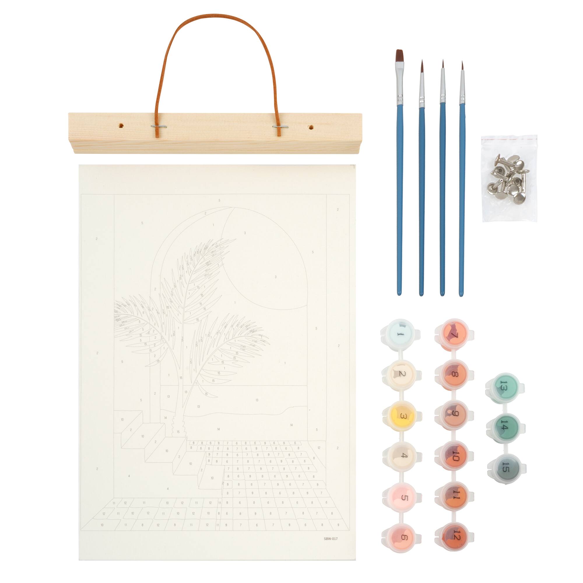 Boho Window Paint-by-Number Kit by Artist's Loft®